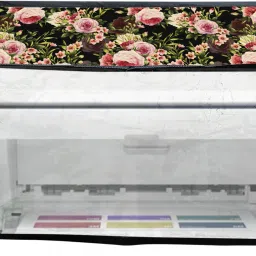 JMT Printer Cover For HP Ink Advantage 2723 All in One Printer (Black Rose Print) Printer Cover-image-94
