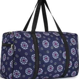 40 L Gym Duffel Bag - BloomSeries Floral Duffel Bag - Blue-image-48