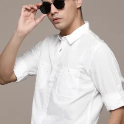 Men Regular Fit Solid Casual Shirt-18
