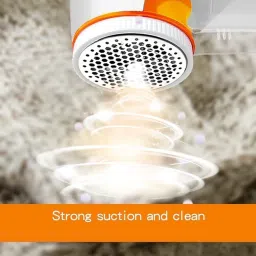 om sai trade Lint Remover Machine with Removable Waster , Cleaning Brush ,LED and Sharp Blade Lint Roller image 4
