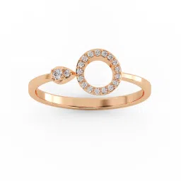 avsar AVR1100PB 14kt Cubic Zirconia Rose Gold ring-image-82