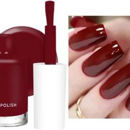 Red Maroon Nail Polish Transform Nail with Long Stay Shine RUSTIC RED-image-19