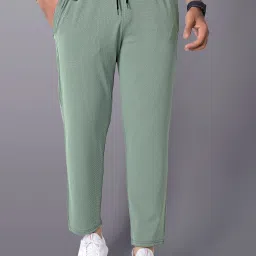 Men Solid Green Track Pants-image-72
