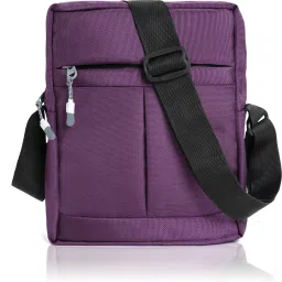 Purple Men & Women Sling Bag Stylish Nylon Sling Cross Body Office , Messenger Bag Purple-image-79