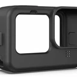 Breuk Silicone Protective Case Cover for Gopro Hero 12 / Hero 11 / Hero 10 / Hero 9 Black, Silicone Sleeve with Lanyard Lens CapCamera Bag-19
