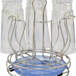 Utensil Kitchen Rack Stainless Steel Glass Holder / Glass Rack Steel-image-61