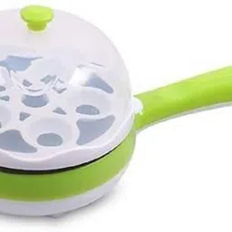 Multifunctional egg cooker/ streamer/ Boiler/ Frying pan with handle Egg Cooker (Multicolor, 6 Eggs) GIMultifunctional egg cooker streamer Boiler Frying pan with handle Egg Cooker-8