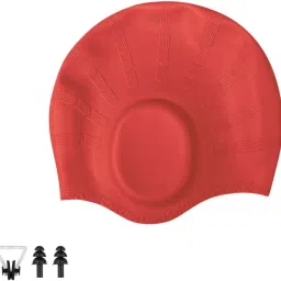 Swimmming Cap For Men Women Ant slip Ear Cover Extra Large Size Swimming Cap-image-4