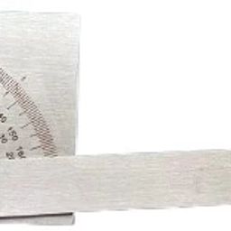 Stainless Steel Rectangular 0-180 Degree Protractor Measure Ruler Radius Gauge Radius Gauge-11
