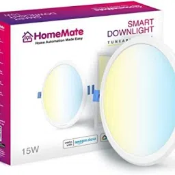HomeMate WiFi+BLE CCT Smart LED Downlight | 15 Watt, Round-20