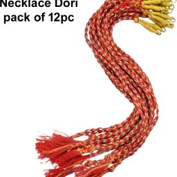 Golden Red Necklace Dori pack of 12pc-image-50