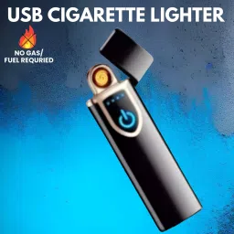 USB Cigarette Lighter for Smoking Windproof Slim Lighter with Fingerprint I173 Pocket Lighter-image-16