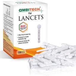 AMBITECH Flat Glucometer Lancets-23
