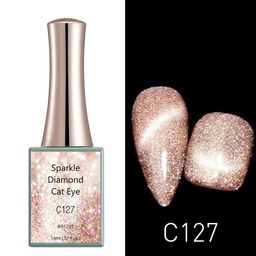 CANNI Sparkle Diamond Cat Eye Series UV Gel Nail Polish - C127-image-27