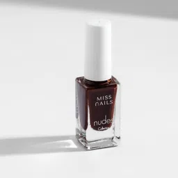 MISS NAILS Nude Collection 15 Toxic Free Long Lasting Nail Polish - Mocha-19