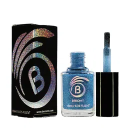 BEROMT Holographic Alcohol-Free Nail Polish 10 ml - Blue Wave BNP526-image-63