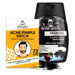 URBANGABRU Set Of 2 Acne Pimple Patch & Charcoal Face Wash - 150ml-17