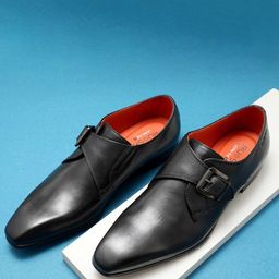 Ruosh Men Textured Formal Monk Shoes-picture-18