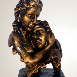 JAIPUR ACE Brown Modern Couple Showpiece-image-5