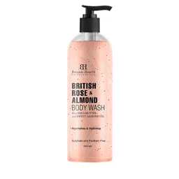 Botanic Hearth British Rose & Almond Body Wash 245ml-15