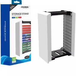 gamenophobia Game Storage Stand Host disc double layer storage box for PS5 /PS4/PS3?XBOX ONES Xbox Series S & X/Xbox N-Switch. Store 12 Cd Discs Gaming Accessory Kit-image-50