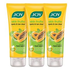 JOY Set of 3 Papaya Face Wash for Bright & Glowing Skin - 100ml Each-3