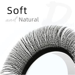 NAGARAKU Matte Black W Shape 3D Two-Core Premade Fans Eyelash Extensions Curl C- 0.07/8-15 image 3