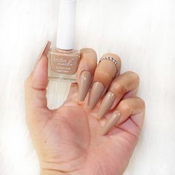 Brown Nude Nail Polish for Nail Art Mocha-image-1