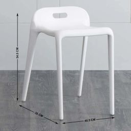 Bagha Cafe Chair Cafeteria Chair Cafe Chair Armless Side Chairs for Restaurants NA Office Stacking Chair-picture-24