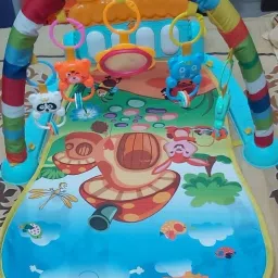 Colorful Baby Play Mat with Music Piano and Baby Safe Hanging Toys-26