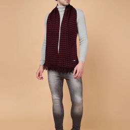 vesture Checkered Men Muffler-image-80