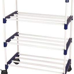 Bookcase 4-Tier Books Storage Organizer Open Display for Home, Office, Library Metal Open Book Shelf-1
