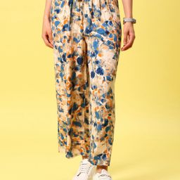 v-mart Women Regular Fit Beige Cotton Blend Trousers-picture-42