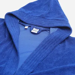 Creeva Melodious Kids Blue Front Pocket Bath Robe image 3