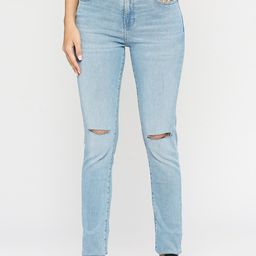 SPYKAR Women Mid-Rise Light Shade Light Fade Slash Knee Ripped Adora Non Stretchable Jeans-image-27