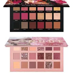 SUNISA Matte Shimmer Pigmented Eye Shadow Palette- Nudde & Rosegold-5