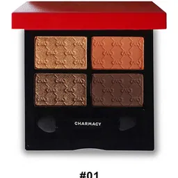 Charmacy Milano Gradient Metallic Soft Texture Vegan Mini Eyeshadow Palette 7.2g - 01-8