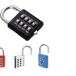 8 Digit Push-Button Combination Number Code Padlock | For Door/Bag/Locker Lock-0