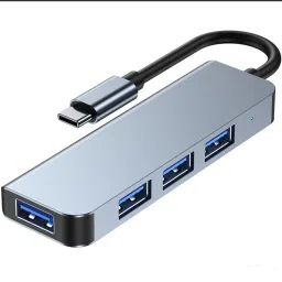 fronix 4-Port C Type Micro USB OTG Hub Adapter (3 USB Ports + Power Port) for TV Stick 4K, Playstation Classic, Raspberry Pi Zero, Sega Genesis Mini, S/NES Classic Mini and More FRUSB-01 USB Hub image 4