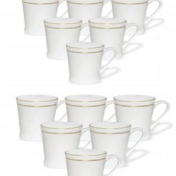 Pack of 12 Bone China Best Quality Tea and Coffee Cup Set 150 ml (pack of 12)-9