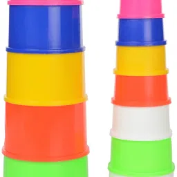 aarushi Stack It Learning Cups with Music Stacking Toys for Kids (Multicolor) image 3