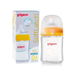 Wide Neck Glass Feeding Bottle, New Born/Infants/Toddler - 160 ml-image-18