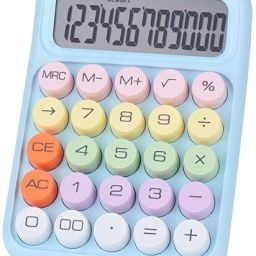 JV65 Desktop Calculator Easy-to-Press Buttons 12-Digit Large LCD Printing Calculator-image-54