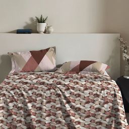 MYTRIDENT 144 TC Queen Cotton Bedsheet with 2 Pillow Covers-image-54