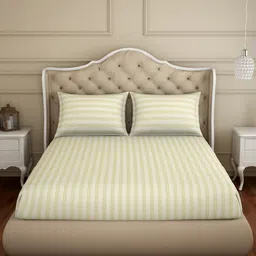 SPACES Unisex White Bedsheets image 2