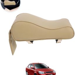 Universal Beige Arm Pain Releif Armrest/Handrest With Phone Holder For Car-148 Car Armrest Cover-image-64
