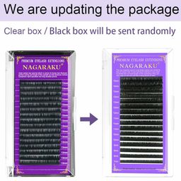 NAGARAKU Women Black Extension Matte Synthetic 16 Rows  Eyelashes-24