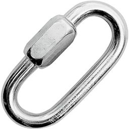 Quick Link Carbon Steel (12 CM) Locking Carabiner-picture-1