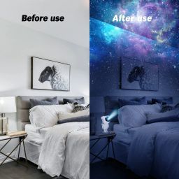 citroda Astronaut Nebula Night Light Galaxy Projector with Remote Control Table Lamp Night Lamp image 5