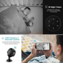 SIFATECH Mini Spy WiFi Magnetic Live Stream IP Wireless Audio Video Camera for Home Security Camera image 2